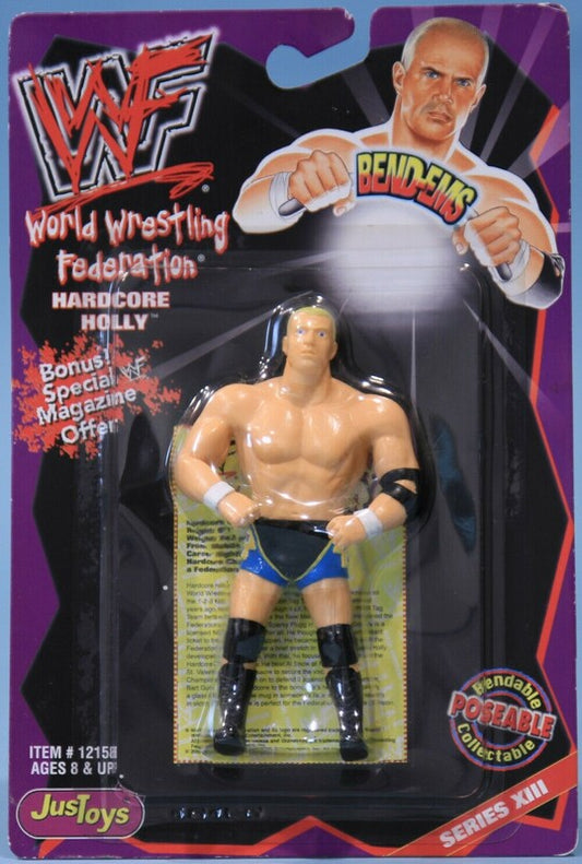 2000 WWF Just Toys Bend-Ems Series 13 Hardcore Holly
