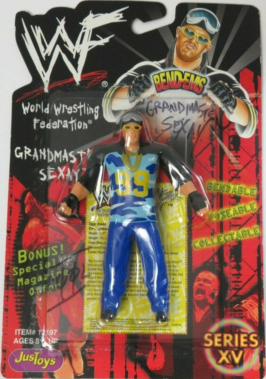 2000 WWF Just Toys Bend-Ems Series 15 Grandmaster Sexay