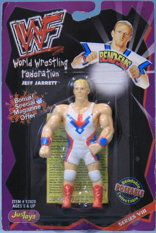 1998 WWF Just Toys Bend-Ems Series 8 Jeff Jarrett