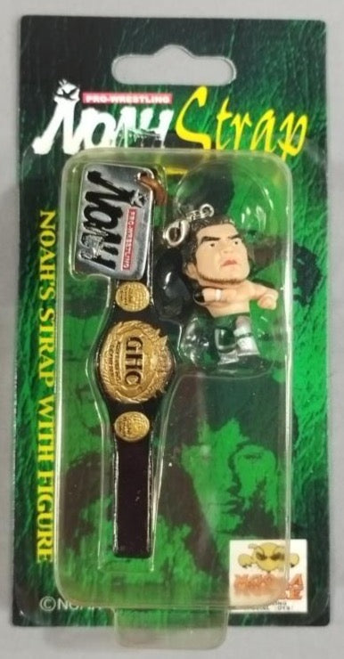 Pro-Wrestling NOAH Mogura House Mini Big Heads/Pro-Kaku Heroes Mitsuharu Misawa Figure Strap