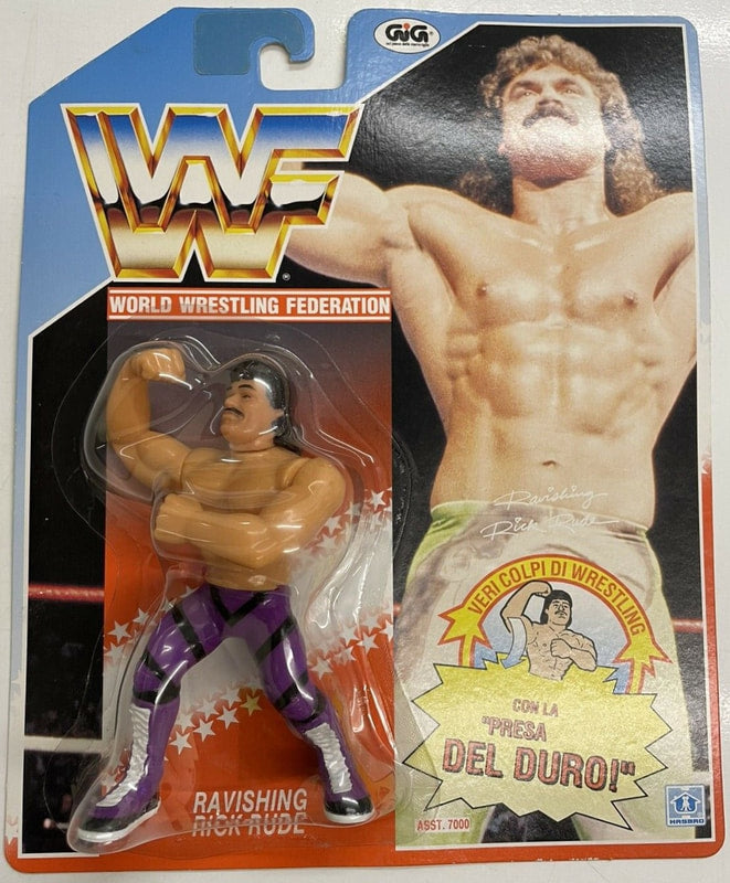 1990 WWF Hasbro Series 1 Ravishing Ravishing Rick Rude with Rude Awake ...